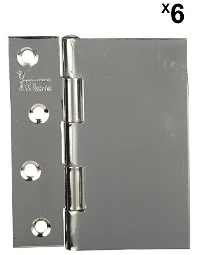 Image of 4 inch x 14 Gauge, Door Butt Hinge, Glossy