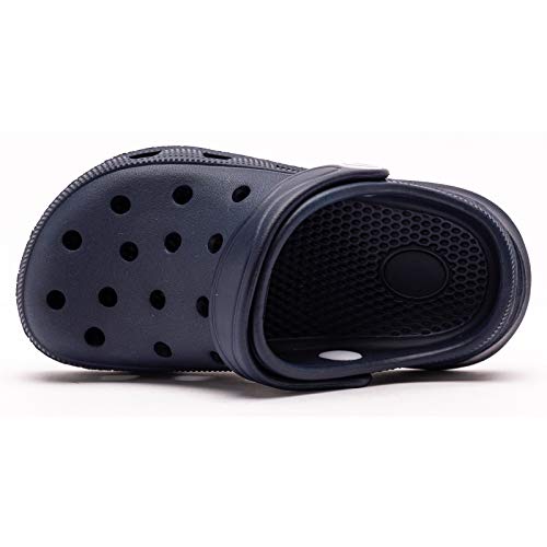 Hobibear Classic Graphic Clog - Navy (Toddler) — view 5