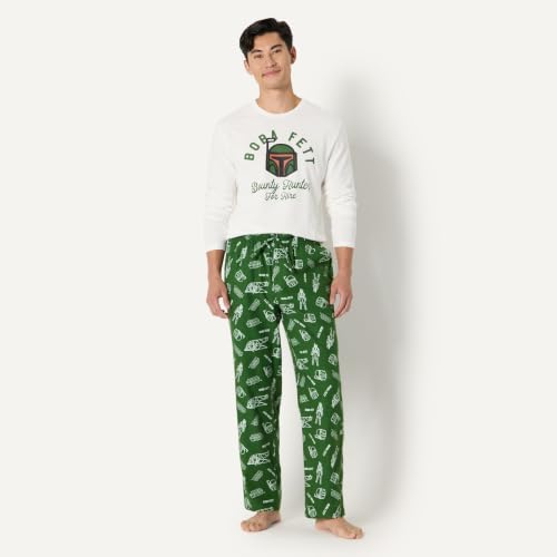 Image of Amazon Essentials Disney | Marvel | Star Wars Men's Flannel Pajama Sleep Sets