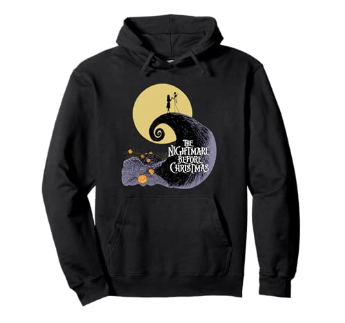 Disney The Nightmare Before Christmas Moon Silhouette Pullover Hoodie