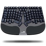 Truly Ergonomic Cleave Keyboard - Optical Infrared Mechanical Switch - Comfortable Palmrest - Backli