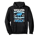 Photo Gallery wolves are awesome i am awesome felpa con cappuccio Photo Gallery wolves are awesome i am awesome felpa con cappuccio