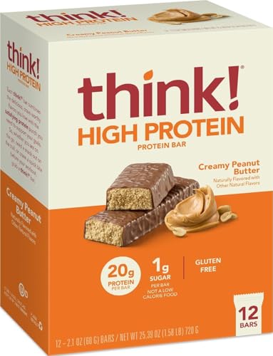 think! High Protein Bar, Creamy Peanut...