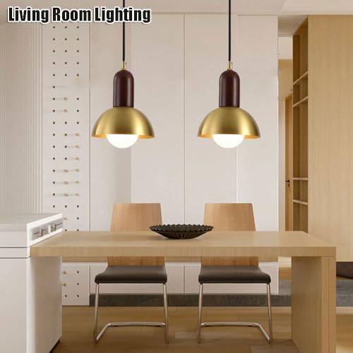 Suspension E27 design industriel en métal noble pour éclairage architectural de bar - 4