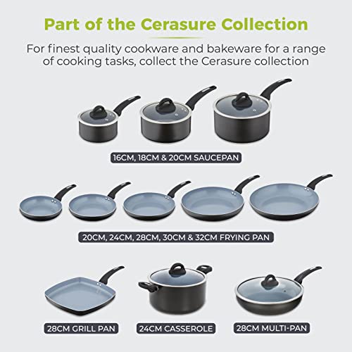 Tower T80356 Cerasure 16 Cm Saucepan With Non-Stick Coating, Suitable For All Hob Types, Graphite - 9