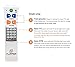Flipper Big Button Universal TV Remote - Seniors, Elderly - Simple, Works TV & Cable - Favorite Channels - Learning - Supports IR Devices