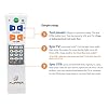 Flipper Big Button Universal TV Remote - Seniors, Elderly - Simple, Works TV & Cable - Favorite Channels - Learning - Supports IR Devices