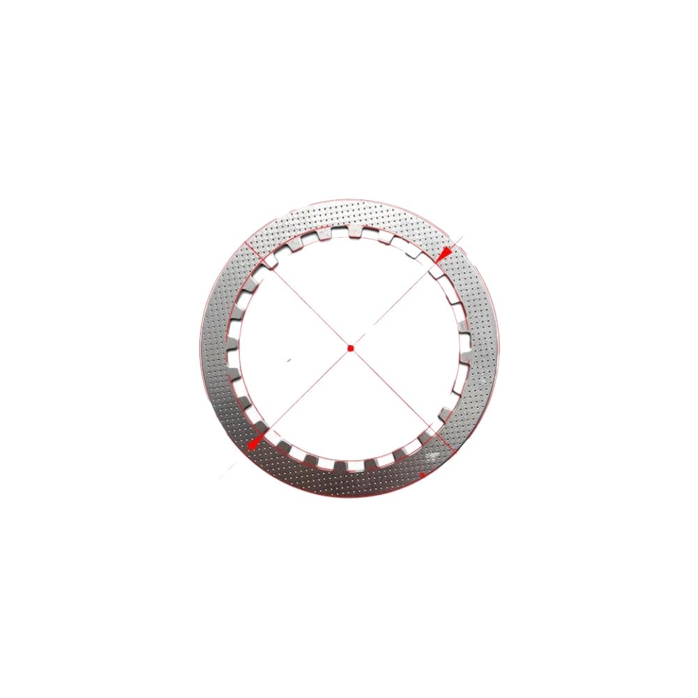 Juego de discos de placas de embrague de acero Compatible con motocross YBS300 YB300H YB250R
