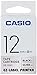 Produktbild Casio EZ-Label Printer XR-12SR1 Schriftband selbsthaftend 12 mm x 8,0 m schwarz auf silber