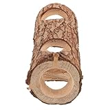 Tunnel pour hamster des bois : recommandé pour les hamsters, les rats, les phalangers volants et autres animaux de compagnie de taille similaire, cachette pour petits animaux