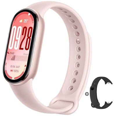 XIAOMI Mi Smart Band 10 (2025) - 1.72 AMOLED Display | 21 Days Battery Life | Touchscreen, Multi-Sport Tracker, Activity Tracker, Heart Rate Monitor | BT5.4 - Mystic Rose
