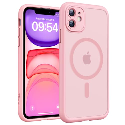 Image of TOCOL for iPhone 11 Phone Case, Compatible with Magsafe Charger, Full Camera Protection, Drop Protection, Translucent Matte for iPhone 11 Case 6.1 inch (Midnight Purple)