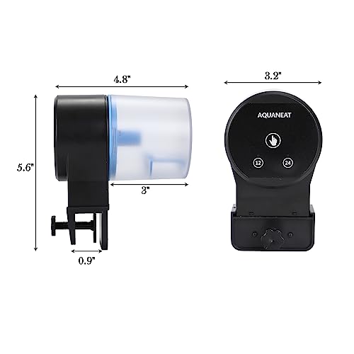 image for AQUANEAT Aquarium Automatic Fish Feeder, Fish Feeder Automatic Dispens