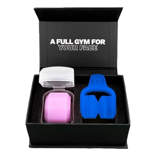 Jawzrsize Ultimate Jaw Workout - JawzrPro Jaw Exerciser for Women, Double Chin Reducer, Face Toner Jawline Sculptor for Women, Jaw Shaper and Neck Exerciser. (Pro Ladies 2)