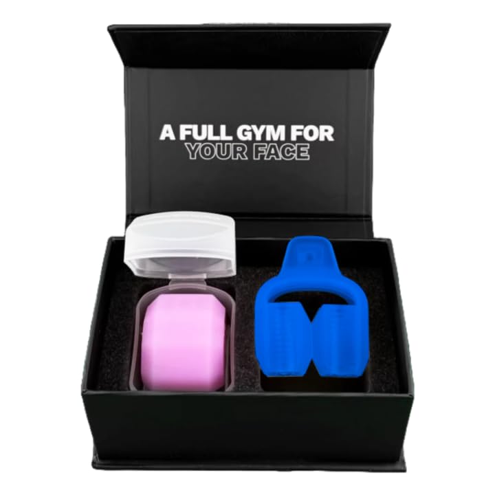 JawzrPro Jaw Exerciser for Women, Double Chin Reducer, Face Toner Jawline Sculptor for Women, Jaw Shaper and Neck Exerciser'