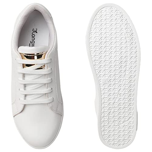 Image of Longwalk Round White Sneakers for Women