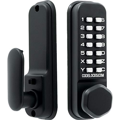 Codelocks CL255 Marine Mortice Latch Door Lock, Black - Image 2