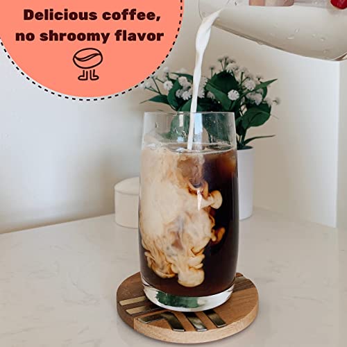 Wunderground Instant Mushroom Coffee - Hocus Pocus With Chaga And Reishi Mushrooms - Medium Roast Instant Coffee With Adaptogenic Mushroom Coffee - 10 Servings #TOP3