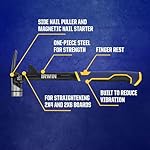 IRWIN Framing Hammer, 24oz Steel Demolition Hammer with Magnetic Nail Starter (IWHT51024) - Image 2