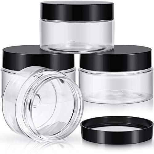 Patelai 4 Pieces Round Leak Proof Jars