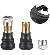 Schlauchlose Ventile,2 Stücke Fahrradreifenventile Messing Felgenventile Motorradreifen Tubeless ...