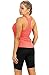 icyzone Workout Tank Tops for Women - Racerback Athletic Yoga Tops, Running Exercise Gym Shirts(Pack of 3)(XL, Granite/Blue/Orange)