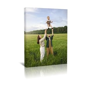 Create Personalized Wall Art with Your Photo on Canvas 11″ X 14″- Custom Canvas Prints for Family – Personalized Canvas Pictures for Wall to Print Framed