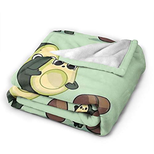 Lokapala Multi-Styles Avocado Mother And Avocado Baby Flannel Soft Blanket Bed Throw Fit Bed,Sofa, Lap - Warm Cozy Quilt All Season(S 50X40 Inch For Kid) #TOP6