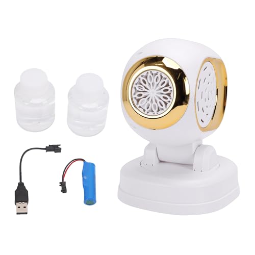 Máquina de burbujas giratoria de 150° en plástico ABS blanco para fiestas