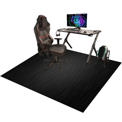Tapis Chaise de Bureau Gaming, Tapis Protection Sol Chaise Bureau, Tapis de Sol Gamer, Tapis de Sol pour Fauteuil, Tapis de Sol Bureau Tissu, Tapis Antidérapant Sous Chaise de Bureau 160 x 180 cm