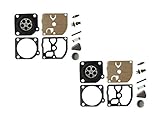 Kit de reparación/reconstrucción de carburador sustituye a ZAMA RB-56 para Echo CS-5100 ZAMA C1Q-K64 K79 (paquete de 2)