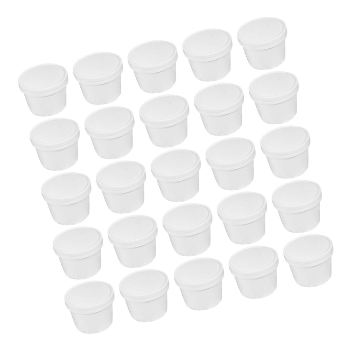 Cuencos de papel para helado de alta resistencia con tapas herméticas, pack de 25 unidades