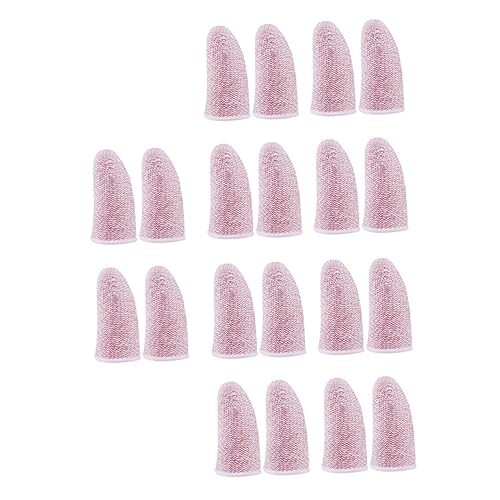 MUELODSIC 13 Paires Manchons Doigt Jeu Mobile Fibre de Légers et Respirants Protection Tactile Antidérapante pour Gamers Couleur Aléatoire Couleur Aléatoire