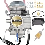JIK Carburetor Carb for Arctic Cat 300 400 500 Bearcat 454 Bst34-216 Suzuki QuadRunner 250 4WD LTF250 LTF500 Suzuki QuadMaster LTA500 ATV (Blue)