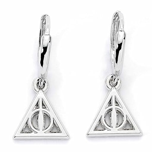 Harry Potter Pendientes Huggy de las Reliquias de la Muerte | Ya disponible en tu tienda friki favorita! En mundofriki.es! Harry Potter Pendientes Huggy de las Reliquias de la Muerte | Ya disponible en tu tienda friki favorita! En mundofriki.es!