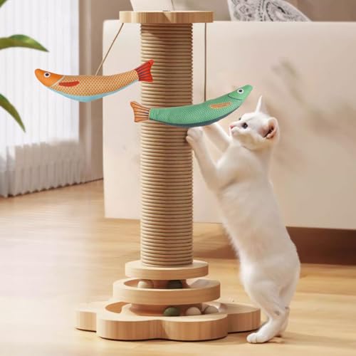 Cuerda de sisal para rascar gatos 109 yardas FREEBLOSS miniatura 6