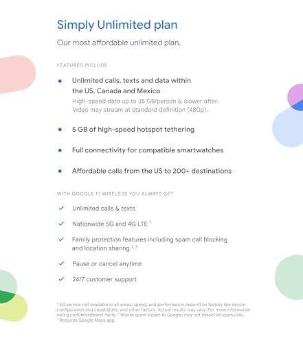 Google PCNV00010RE Fi Wireless Sim Kit Talk/Text/Data thumb #4