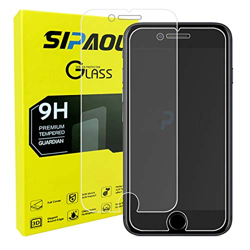 SIPAOU Matte Screen Protector for iPhone 7 Plus iPhone 8 Plus Anti Glare Tempered Glass Matte Finish Smooth Touch Feeling Anti-Fingerprint & Anti Scratch, Bubble Free, Case Friendly - 5.5“ nches