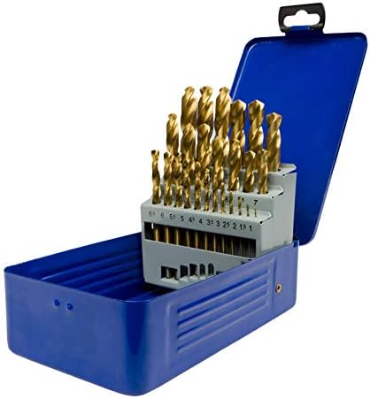 Titanium Coated HSS Drill Bit Set 99 Pc Piece & Case 1.5 - 10mm Plastic - View #12
