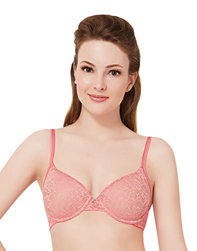 Image of Amante Lace Padded Underwire Full Coverage Bridal T-Shirt Bra