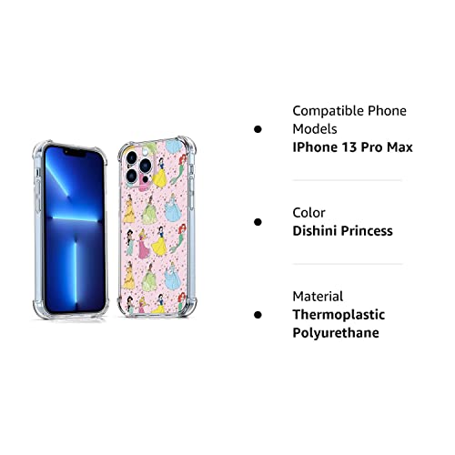 Oqplog Princess Tpu Case For Iphone 13 Pro Max Cartoon Clear Cute Girly Character Fun Cases For Girls Kids Boys Teens,Kawaii Soft Unique Cool Funny Phone Cover For Iphone 13 Pro Max 6.7 Inches #TOP6