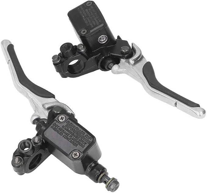 Dla Yam-ah-a YQ50 1997-2013 para motocykl lewego prawego hamulca dźwignia z puszką oleju CNC ze stopu aluminium części zamienne