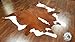 Sunshine Cowhides Alfombra de Piel de Vaca Hereford Marrón y Blanca 220...