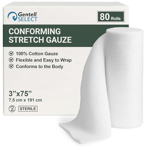 Conforming Stretch Gauze Rolls, Box of 80-3