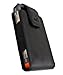 CASE123 MPS XXL Elite Oversized Genuine Leather Holster with Swivel Belt Clip for use with Apple iPhone 5 / 5s Rugged Waterproof Cases (Otterbox Armor Series, Lifeproof)