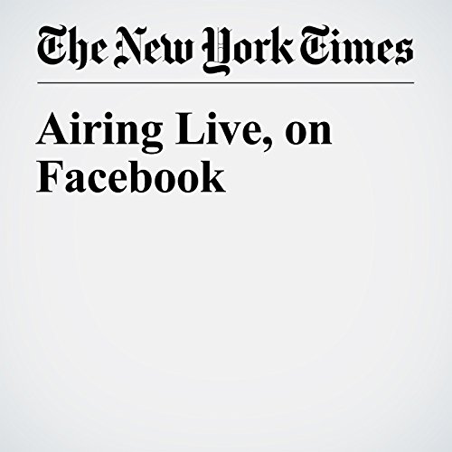 Airing Live, on Facebook cover art