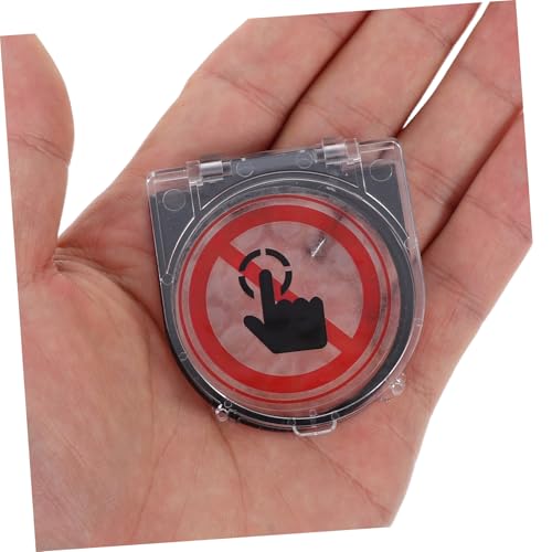 Protector botón encendido ordenador transparente de alta resistencia para PC 3