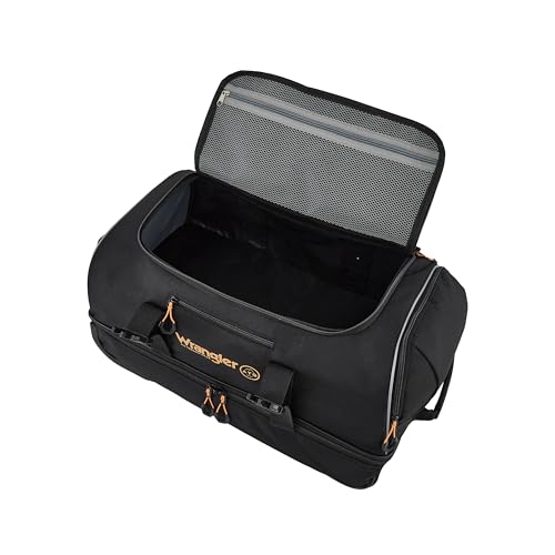 Image of ATG Compass Rolling Travel Duffel Bag, Rich Black, 22-Inch
