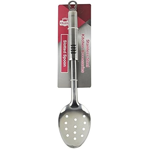 Dura Kitchen Accessories Stainless Steel Slotted Spoon 32.5cm Cover