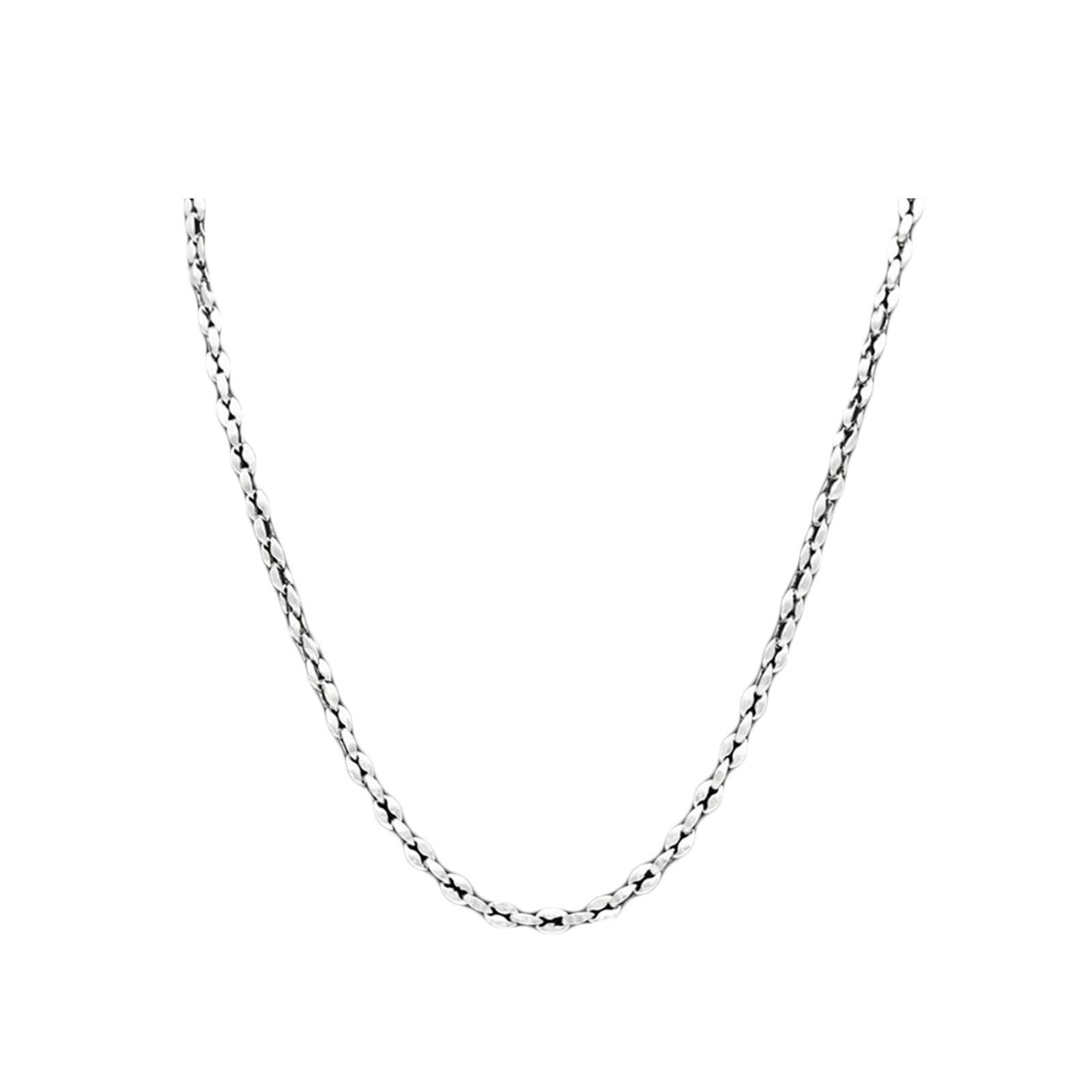 FLXHHX Gold Kette mit Metallschliff für Männer & Jungen (5-7mm, Stahl)